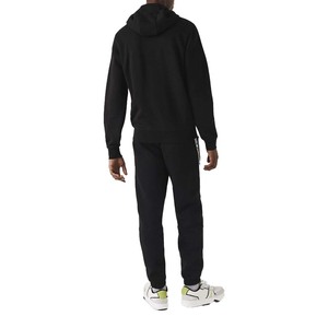 Sudadera con Capucha y Cremallera para Hombre, 100% Algodón, Diseño de Logotipo Bordado con Pedrería, Forro Polar Grueso para Invierno, Frente Sólido - Product Image 2