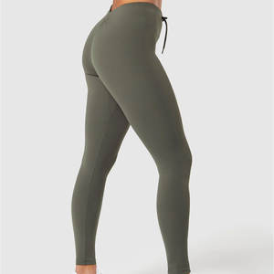 Top qualité dernière conception 100% coton femmes Legging disponible au prix de gros personnalisé couleur taille Style femmes Leggings - Product Image 3