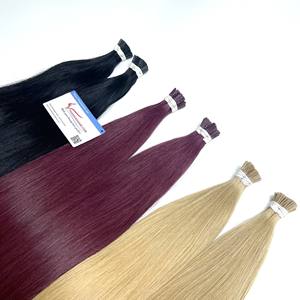 Prix de gros kératine droite I Tip 100% extensions de cheveux humains vietnamiens bruts non transformés textures complètes - Product Image 5