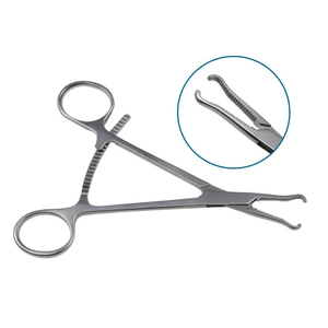 Pince chirurgicale orthopédique professionnelle QNQ, petite pince manuelle en acier inoxydable, instrument dentelé, ensemble d'instruments de classe I - Product Image 1