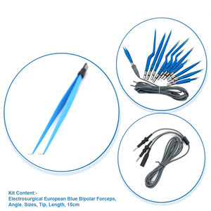 คีมไบโพลาร์มุมตรงสไตล์ยุโรปพื้นฐานของเครื่องมือผ่าตัด - Product Image 4