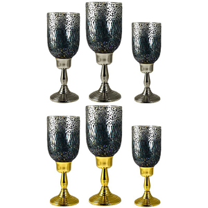 Frascos de cristal de mosaico hechos a mano de alta calidad coloridos de lujo de Venta caliente diseño admirable de moda para decoración del hogar - Product Image 4