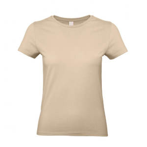 100% algodón señoras Camiseta cuello redondo manga Normal cuello redondo Camiseta - Product Image 1