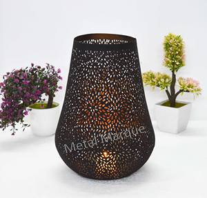 Vantage Hot Laser Fancy Design Table Top T-<b>Light</b> Votive Lantern Premium Quality Antique Finished <b>Hanging</b> Lantern <b>Garden</b> Lantern - Product Image 1