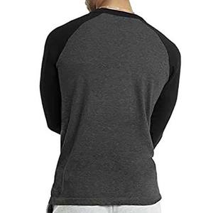 เสื้อผ้าแนวสตรีทแวร์สำหรับผู้ชายเสื้อคอกลมคอกลมผ้าฝ้าย100% พิมพ์ลายโลโก้สไตล์วินเทจแขนยาวทรงหลวมแบบเรียบ - Product Image 6