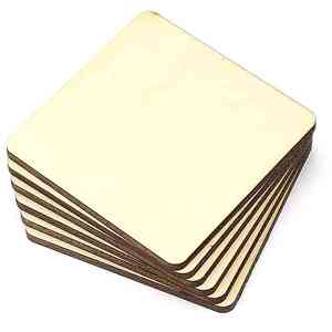 Posavasos de bambú hecho a mano con forma personalizada de madera de nogal Sheesham Acabado Premium-Para el hogar o la exportación Tapetes y almohadillas Premium - Product Image 3