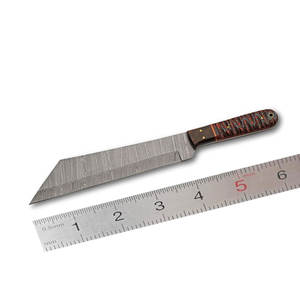 Tracker <b>Knife</b> Handmade Damascus Pattern Steel With Full Tang Handle For Outdoor Camping Cooking And Utility Use - Product Image 1