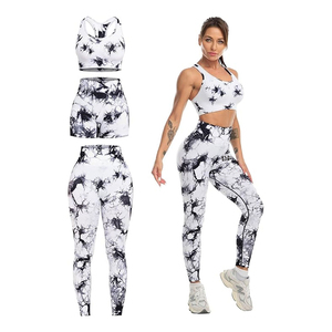 Conjunto de Yoga sin costuras de alto rendimiento para mujer, ropa deportiva de 3 piezas, ropa deportiva para gimnasio, entrenamientos deportivos de Yoga, conjuntos de Yoga elegantes - Product Image 6