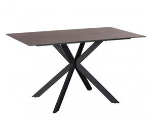 Comedor con patas de metal de diseño moderno de acero inoxidable para sala de estar Comedor y mesa de centro con tapa de madera - Product Image 1