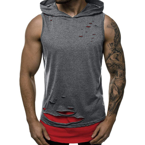 Sudaderas con Capucha Deportivas para Hombre de Alta Calidad al por Mayor 2026, Sudaderas sin Mangas para Gimnasio, Ropa Deportiva Personalizada para Hombre - Product Image 4