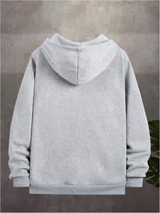 เสื้อฮู้ดซิปแบบยูนิเซ็กซ์ ทรงปกติ ผ้าฟลีซนุ่ม แขนยาว สำหรับฤดูหนาว แห้งเร็ว ผลิตจากโรงงานโดยตรง ขายส่งจากผู้ผลิต - Product Image 3