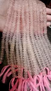 Haute Qualité 8mm Naturel Rose Calcédoine Rondelle Perles Lisse À Facettes Plaine Cristal Pierre Perles Grande Qualité Vendu Par Brin 8 - Product Image 2