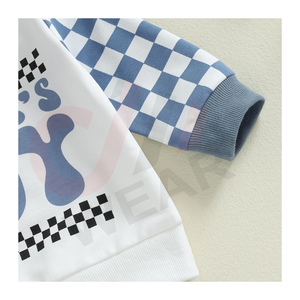 เสื้อสเวตเตอร์ขนแกะหนากันน้ำกันลมชุดวอร์มเสื้อกีฬามีฮู้ดสำหรับเด็กชุดกีฬาปักสำหรับเด็กทารกเด็กผู้ชายฤดูหนาว - Product Image 5