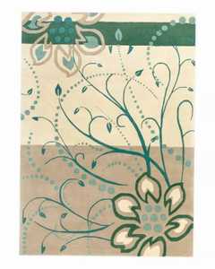 Alfombra de lana copetuda a mano de calidad superior Nuevo diseño abstracto geométrico Alfombras de tamaño personalizado hechas a mano disponibles - Product Image 3