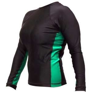 OEM ODM traje de baño Rashguard hombres logo sublimación impresa Spandex Rash Guard gimnasio surf buceo Rashguard con protección Uv - Product Image 2