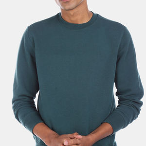 Haute qualité hiver hommes sweats Logo personnalisé 100% coton coupe-vent séchage rapide pull solide motif meilleure vente - Product Image 2