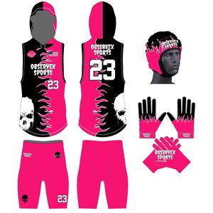 Compression Fit Hooded 7V7 Flag Football Uniform 100% Sublimated Stretchable Fabric Breathable Quick Dry Moisture-Wicking - Product Image 3