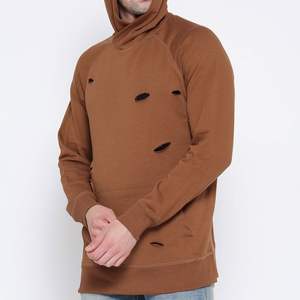 Sudaderas con capucha desgastadas personalizadas Chándal de estilo callejero Sudadera con capucha desgastada Sudadera con capucha térmica personalizada para hombres - Product Image 5