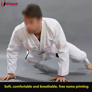 Jiu Jitsu brésilien Gi pour hommes et femmes pré-rétréci frappant bleu grappling uniforme Kimono avec ceinture BJJ Arts martiaux porter - Product Image 5