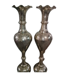 Florero antiguo de latón tradicional hecho a mano, maceta para exhibición al aire libre, decoración de fiesta al aire libre, artículos de regalo. - Product Image 1