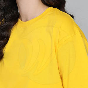 Camisetas de algodón de alta calidad para mujer, diseño personalizado, manga corta, talla grande, ropa informal ecológica a la venta - Product Image 5