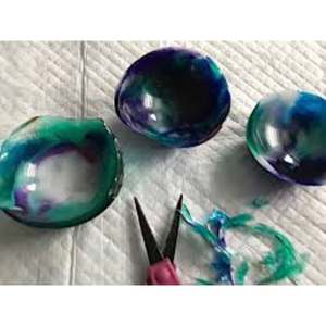 Nuevo cuenco de resina de diseño hecho a mano, pieza única para restaurantes planos y decoración de mesa de servicio de cena de hoteles - Product Image 1