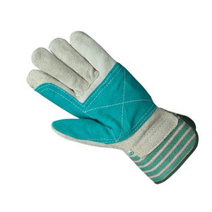 Gants en cuir robustes personnalisés pour usage industriel avec paume renforcée et matériau résistant à la chaleur - Product Image 6