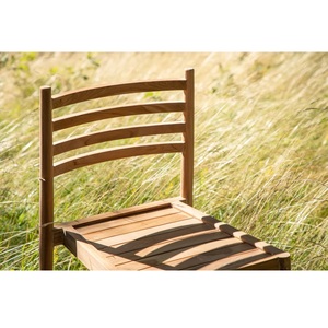 Vente en gros de chaises de loisirs minimalistes écologiques en bambou et bois de teck design rafraîchissant de qualité pour la maison, les repas et le salon en plein air - Product Image 2