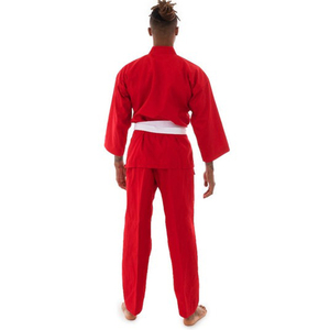 Trajes deportivos de artes marciales OEM con logotipo personalizado de Color sólido BJJ Gi de algodón 100% para hombre hechos en Pakistán de alta calidad disponibles - Product Image 3
