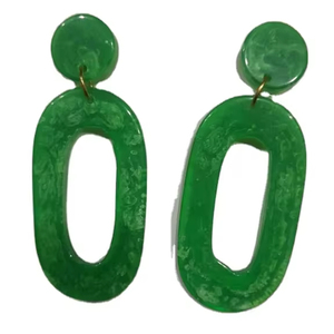 ต่างหูเรซินสีแดงสไตล์นางฟ้าที่ทันสมัยสำหรับสุภาพสตรีต่างหูเรซิน - Product Image 1