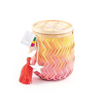 Nouvelle boîte en bambou naturelle faite à la main pour les vacances du Ramadan fabriquée au Vietnam avec la meilleure qualité ajouter des accessoires complets