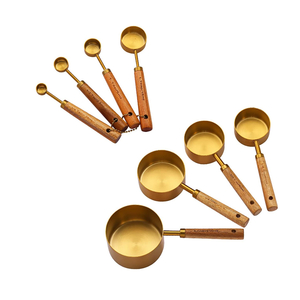 Cuchara medidora de latón Logotipo personalizable para especias Cocina Fabricantes usados Venta más vendida Cuchara medidora - Product Image 5