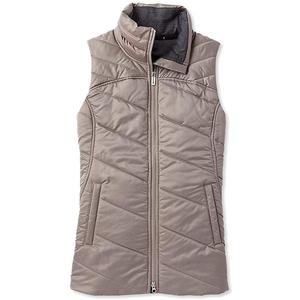 Chaleco Acolchado de Lona para Mujer, Diseño Moderno, Ropa de Abrigo Personalizada de Invierno, Sin Mangas, Acolchado, con Capucha, Relleno de Algodón - Product Image 3