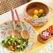 Ensemble de serveurs à salade en acier inoxydable durable, cuillères de service élégantes et polies pour la cuisine - Product Image 3