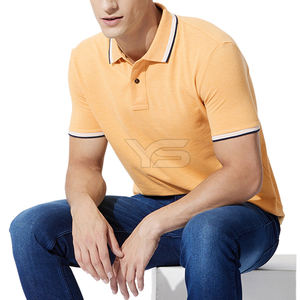 Nouvel arrivage de maillot de golf en coton/élasthanne pour hommes pour polo Concevez votre propre logo de marque personnalisé en gros pour polo - Product Image 5