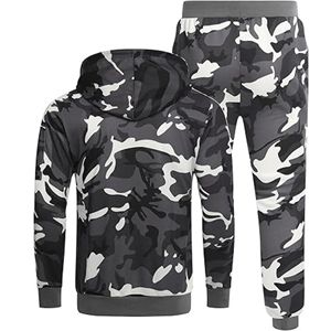 Conjunto Deportivo Informal de Algodón para Hombre, Ropa Deportiva de Invierno, Chándal Transpirable, Pantalones Deportivos, Ropa de Fitness - Product Image 4