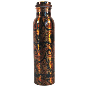 ขวดเครื่องดื่มดีไซน์หรูหรา ผลิตจากทองแดงคุณภาพสูง ดูมีระดับ ออกแบบโดยดีไซเนอร์ชื่อดังจากอินเดีย ราคาสุดคุ้ม - Product Image 3