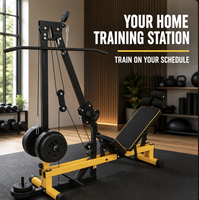 Máquina de Pedales Invertidos Multifuncional, Equipo Deportivo para Sentadillas Oblicuas, Entrenador de Músculos de Piernas, Silla de Fitness Aeróbico