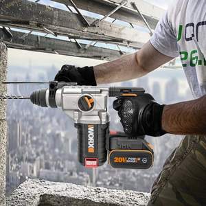 3-Function WX380.9 Brushless Hammer with 20V PowerShare Variable Speed <b>Control</b> LED Light No Battery Charger-GS Certified - Product Image 2