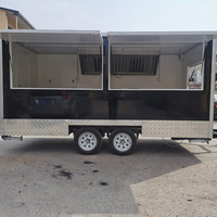 Camion de nourriture de crème glacée de pizza de la Chine remorque mobile de café de hot-dog