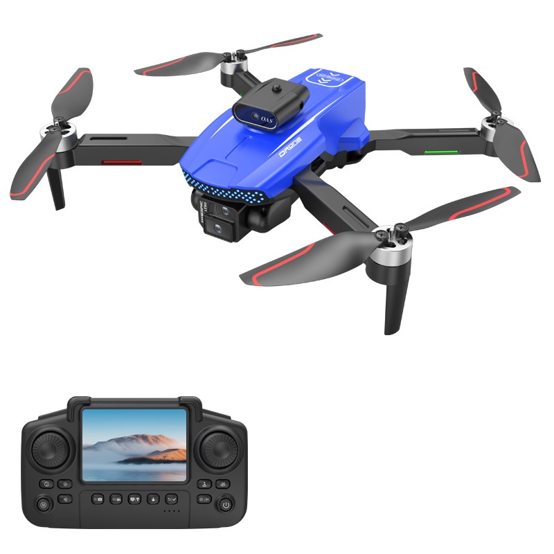 LF672 Beginner-Friendly Dual-Camera Remote Folding Quadcopter 3D Flip LED Lights Long Range 100m Transmission Adjustable Camera