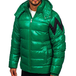 Veste de pluie décontractée mince pour hommes d'hiver personnalisée nouvelle veste coupe-vent décontractée Plus veste en coton hommes 2025 - Product Image 3