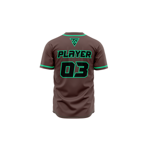 Venta al por mayor de camisetas de béisbol personalizadas con botones, uniformes deportivos transpirables personalizados para hombres, mujeres, niños y jóvenes - Product Image 4