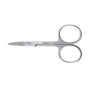 Venta al por mayor de acero inoxidable con revestimiento de titanio 3,5 pulgadas Mini tijeras para cutículas de uñas con logotipo de color personalizado - Product Image 6