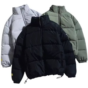 Chaqueta acolchada sin mangas con logotipo personalizado para mujer, chaqueta acolchada de algodón con cierre de cremallera, patrón impreso, chaquetas de exterior para hombre OEM - Product Image 1