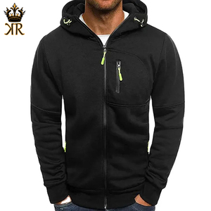 High Quality Custom Zip up Hoodies Cotton 300 Gsm Full Zip Hoodies Unisex Custom Design Zipper Hoodies Manufacturer - Product Image 1