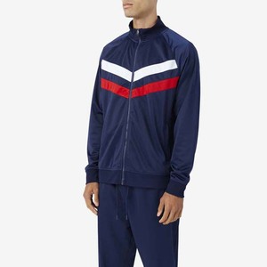 Conjuntos Deportivos de Otoño para Hombre, Conjuntos de Chándal con Cremallera, Diseño de Logotipo Personalizado, Estampado en Relieve, Tejido de Punto, Estilo Informal y Deportivo - Product Image 2