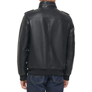 Dernier design confortable de haute qualité en peau de mouton Col rabattu Veste en cuir à manches longues pour hommes Mode masculine - Product Image 2