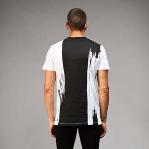 <b>Men</b> Sublimated Custom Wholesale DTG Printing <b>High</b> Quality Cotton Knitted T-<b>shirts</b> Quick Dry <b>with</b> Rounded <b>Collar</b> T-<b>Shirt</b> for <b>Men</b> - Product Image 2