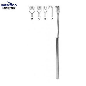 Retractor Lengenbeck de un Solo Uso, Retractor Quirúrgico Kocher, Instrumento Manual de Acero Inoxidable Reutilizable de Alta Calidad HAREEMCO - Product Image 1